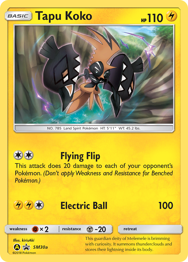 Tapu Koko (SM30a) [Sun & Moon: Black Star Promos] | Arkham Games and Comics