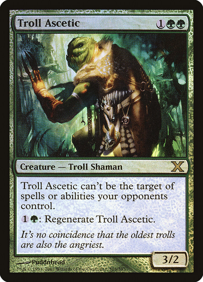 Troll Ascetic (Premium Foil) [Tenth Edition] | Arkham Games and Comics