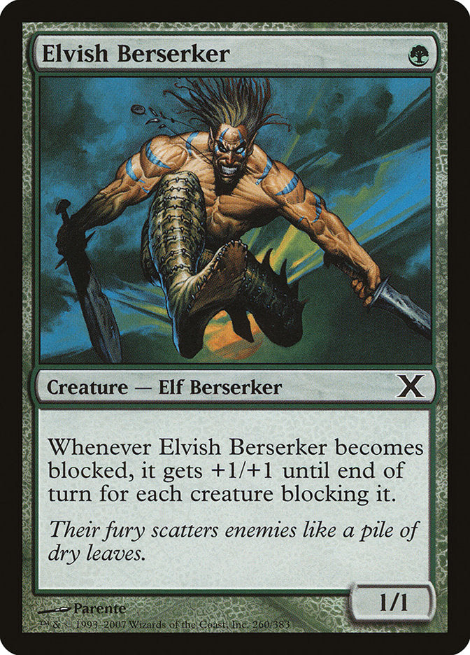 Elvish Berserker [Tenth Edition] | Arkham Games and Comics