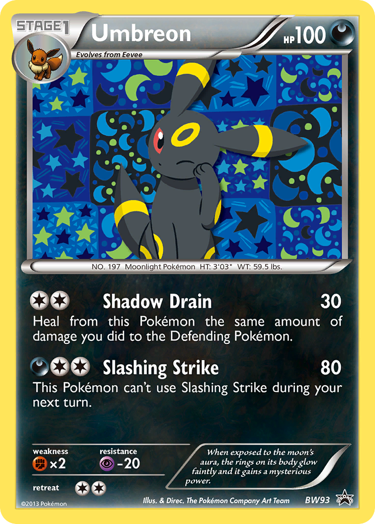 Umbreon (BW93) [Black & White: Black Star Promos] | Arkham Games and Comics