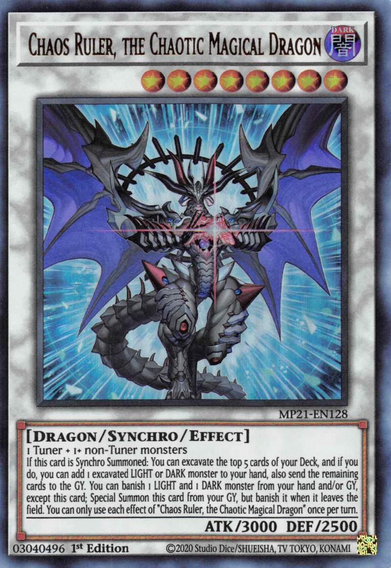 Chaos Ruler, the Chaotic Magical Dragon [MP21-EN128] Ultra Rare | Arkham Games and Comics