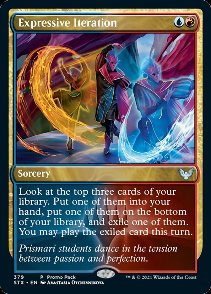 Expressive Iteration (Promo Pack) [Strixhaven: School of Mages] | Arkham Games and Comics