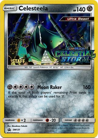 Celesteela (SM131) (Staff Prerelease Promo) [Sun & Moon: Black Star Promos] | Arkham Games and Comics