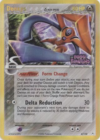 Deoxys (4/110) (Delta Species) (Stamped) [EX: Holon Phantoms] | Arkham Games and Comics