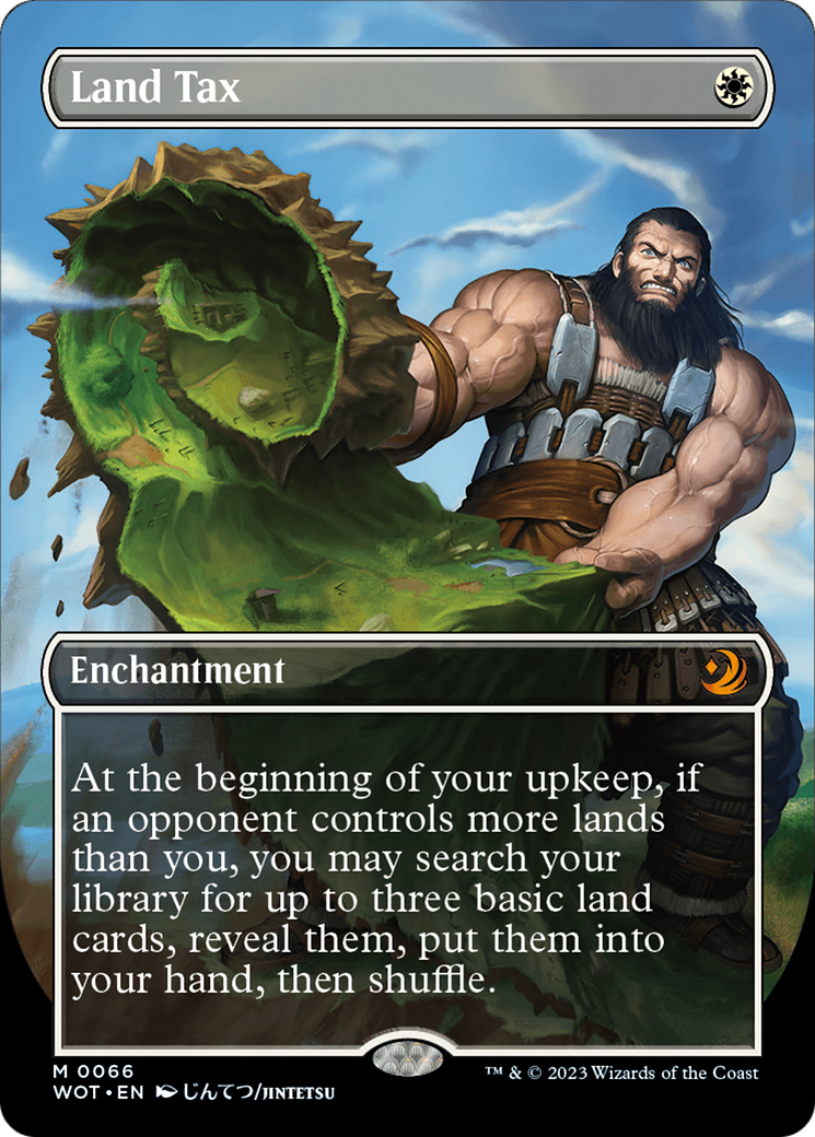 Land Tax (Anime Borderless) [Wilds of Eldraine: Enchanting Tales] | Arkham Games and Comics