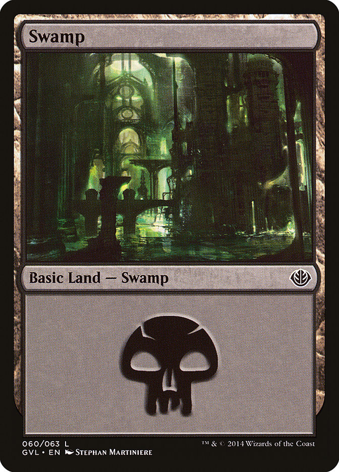 Swamp (60) (Garruk vs. Liliana) [Duel Decks Anthology] | Arkham Games and Comics