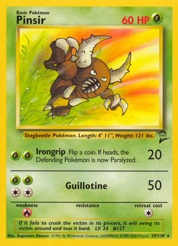 Pinsir (29/130) [Base Set 2] | Arkham Games and Comics