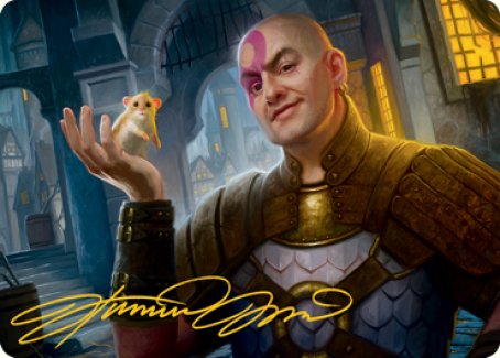 Minsc, Beloved Ranger Art Card (Gold-Stamped Signature) [Dungeons & Dragons: Adventures in the Forgotten Realms Art Series] | Arkham Games and Comics