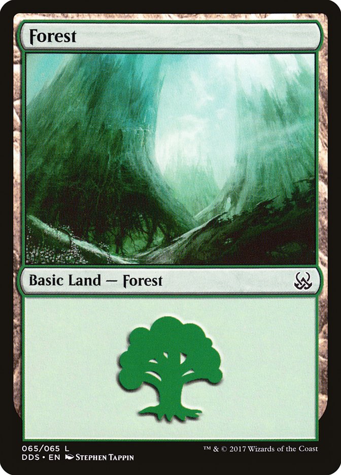 Forest (65) [Duel Decks: Mind vs. Might] | Arkham Games and Comics