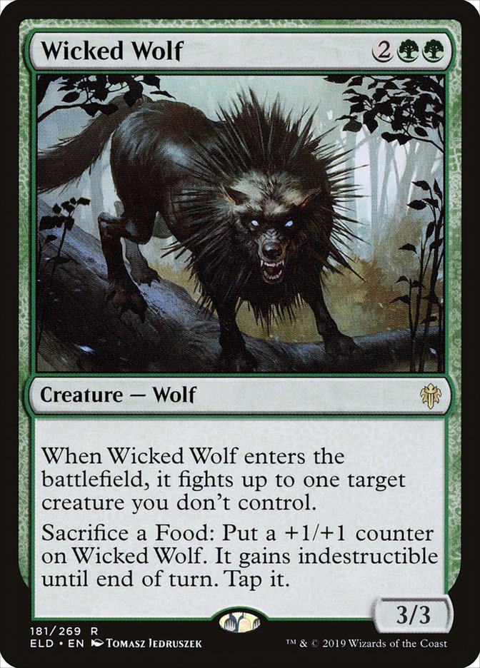 Wicked Wolf [Throne of Eldraine] | Arkham Games and Comics