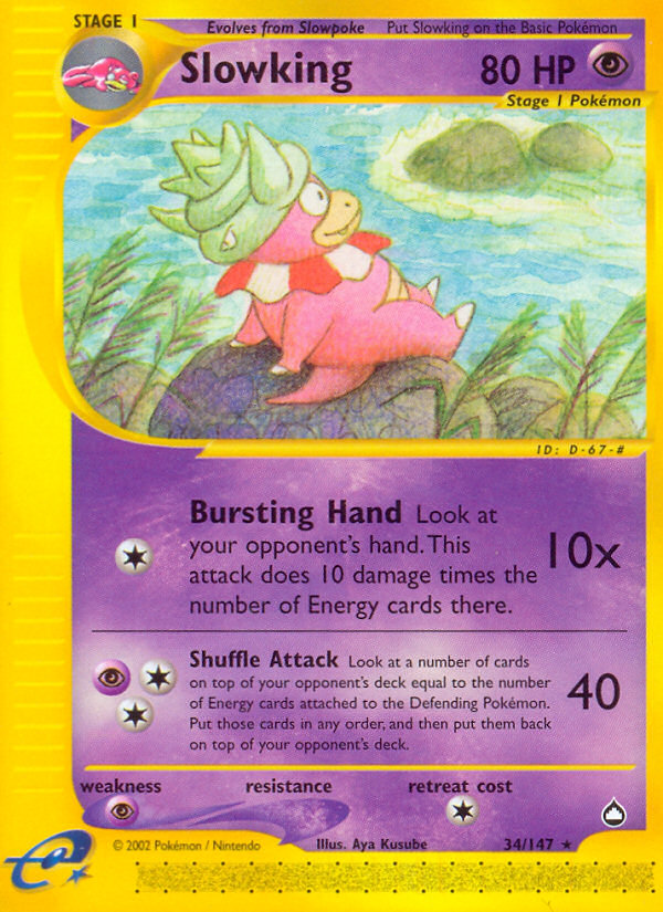 Slowking (34/147) [Aquapolis] | Arkham Games and Comics