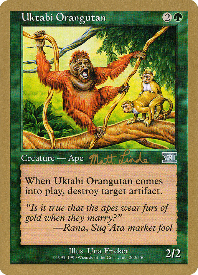 Uktabi Orangutan (Matt Linde) [World Championship Decks 1999] | Arkham Games and Comics