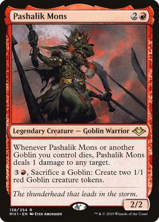 Pashalik Mons [Modern Horizons] | Arkham Games and Comics