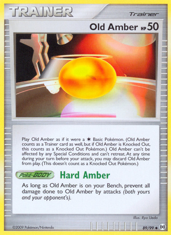 Old Amber (89/99) [Platinum: Arceus] | Arkham Games and Comics