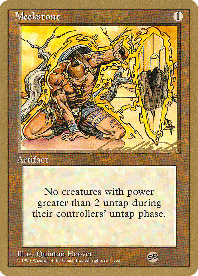 Meekstone (Leon Lindback) (SB) [Pro Tour Collector Set] | Arkham Games and Comics