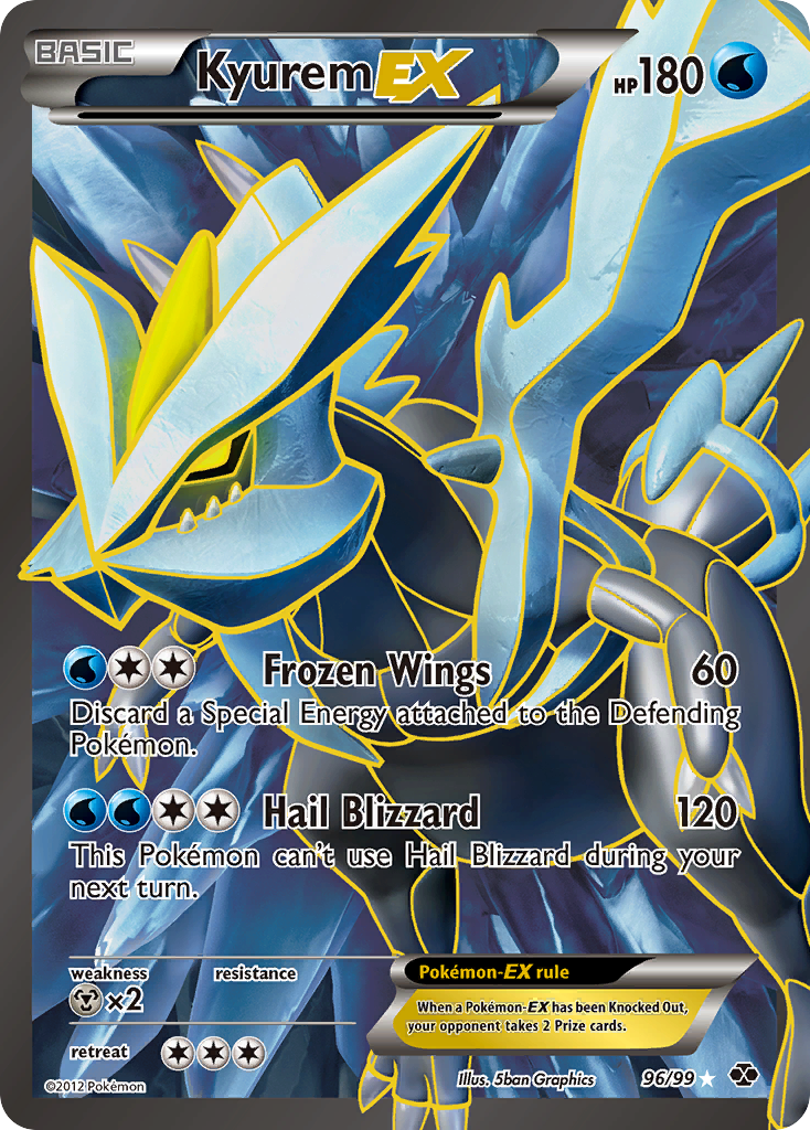 Kyurem EX (96/99) [Black & White: Next Destinies] | Arkham Games and Comics