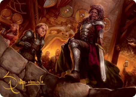 Veteran Dungeoneer Art Card (Gold-Stamped Signature) [Dungeons & Dragons: Adventures in the Forgotten Realms Art Series] | Arkham Games and Comics