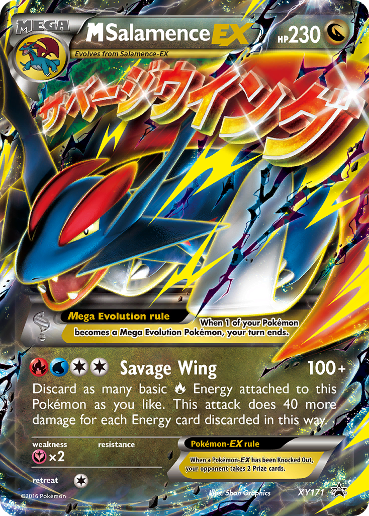 M Salamence EX (XY171) [XY: Black Star Promos] | Arkham Games and Comics