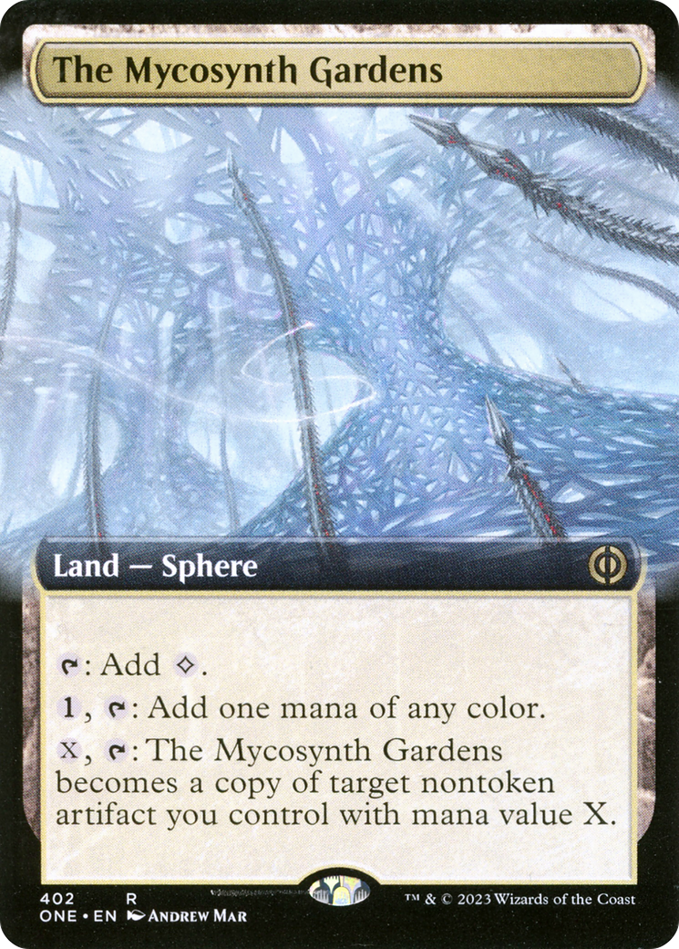 The Mycosynth Gardens (Extended Art) [Phyrexia: All Will Be One] | Arkham Games and Comics