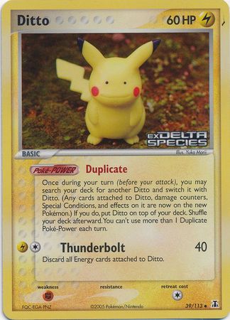 Ditto (39/113) (Stamped) [EX: Delta Species] | Arkham Games and Comics