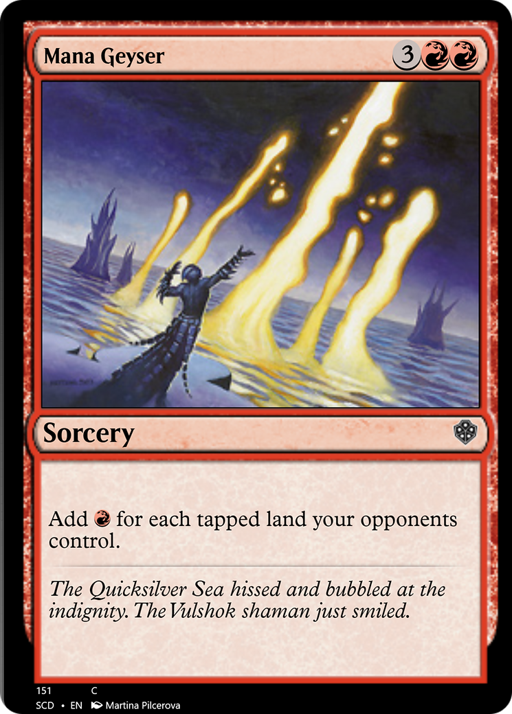 Mana Geyser [Starter Commander Decks] | Arkham Games and Comics