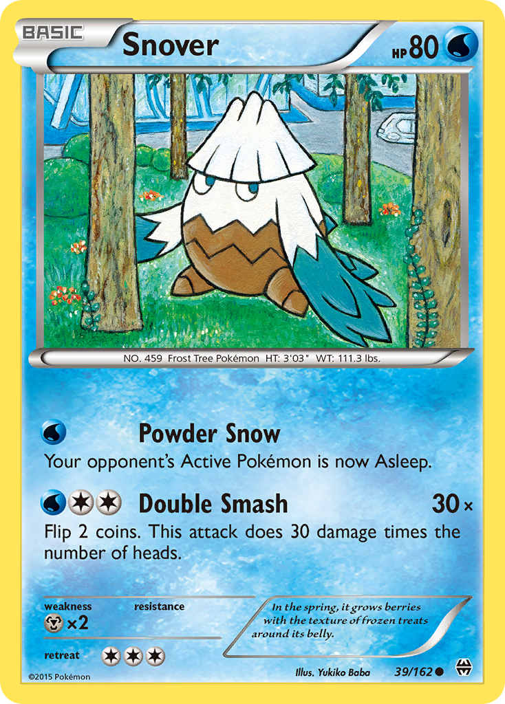 Snover (39/162) [XY: BREAKthrough] | Arkham Games and Comics