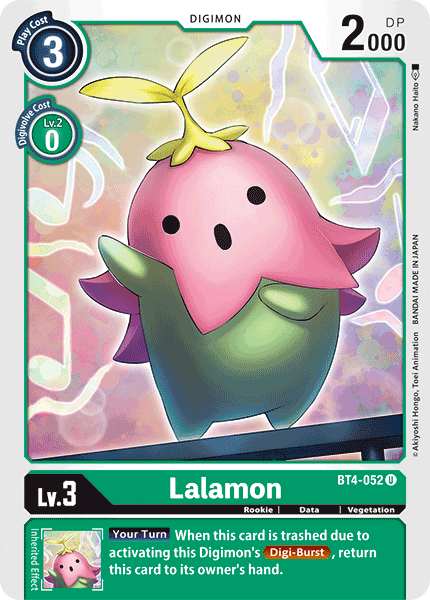 Lalamon [BT4-052] [Great Legend] | Arkham Games and Comics