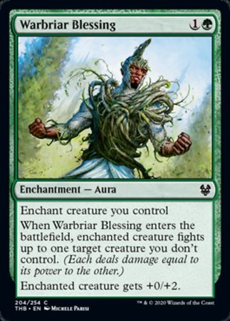 Warbriar Blessing [Theros Beyond Death] | Arkham Games and Comics