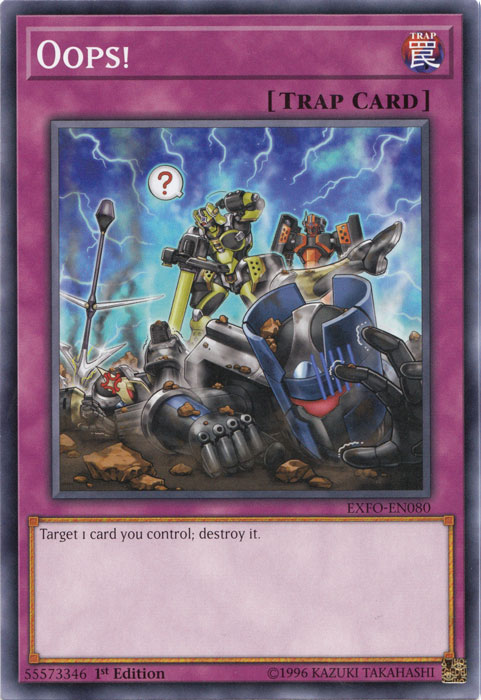 Oops! [EXFO-EN080] Common | Arkham Games and Comics