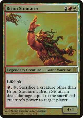 Brion Stoutarm (Commander's Arsenal) [Commander's Arsenal Oversized] | Arkham Games and Comics