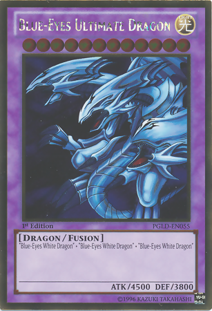 Blue-Eyes Ultimate Dragon [PGLD-EN055] Gold Rare | Arkham Games and Comics