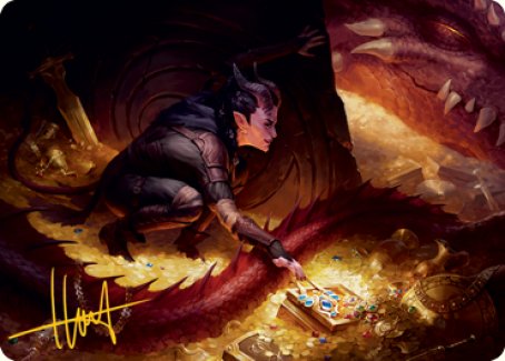 Hoard Robber Art Card (Gold-Stamped Signature) [Dungeons & Dragons: Adventures in the Forgotten Realms Art Series] | Arkham Games and Comics