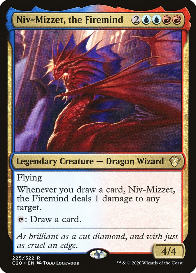 Niv-Mizzet, the Firemind [Commander 2020] | Arkham Games and Comics