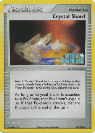 Crystal Shard (76/100) (Stamped) [EX: Crystal Guardians] | Arkham Games and Comics