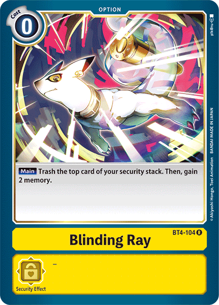 Blinding Ray [BT4-104] [Great Legend] | Arkham Games and Comics