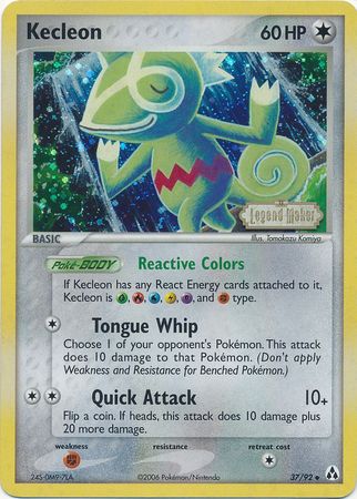 Kecleon (37/92) (Stamped) [EX: Legend Maker] | Arkham Games and Comics