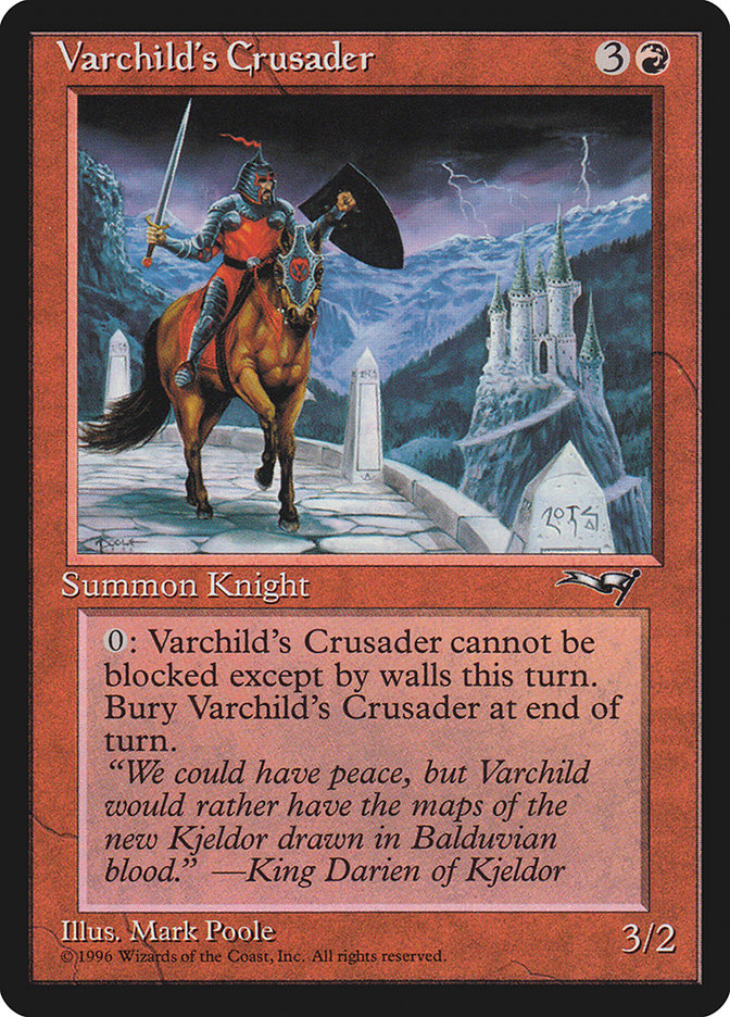 Varchild's Crusader (Brown Horse) [Alliances] | Arkham Games and Comics