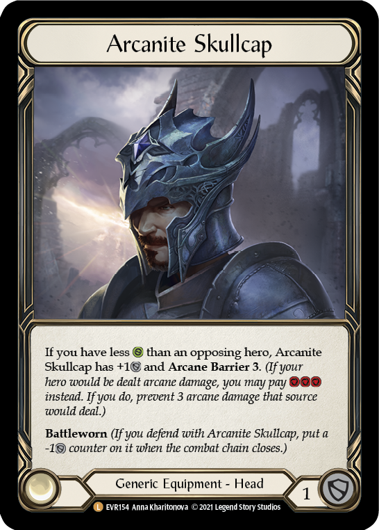 Arcanite Skullcap [EVR154] (Everfest)  1st Edition Normal | Arkham Games and Comics