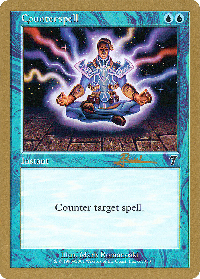 Counterspell (Antoine Ruel) (7ED) [World Championship Decks 2001] | Arkham Games and Comics