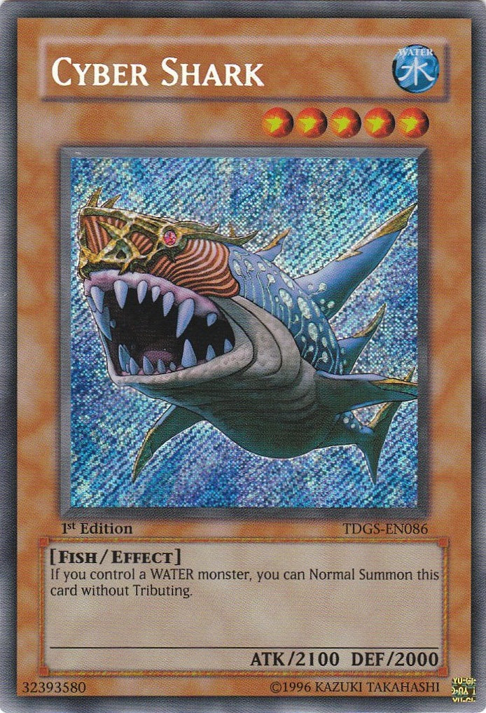 Cyber Shark [TDGS-EN086] Secret Rare | Arkham Games and Comics