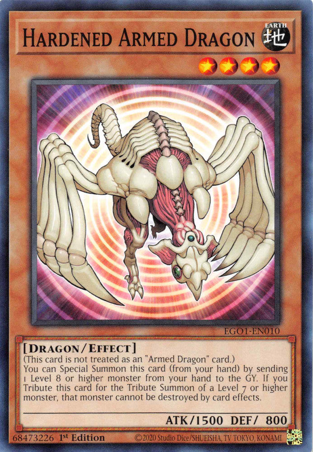 Hardened Armed Dragon [EGO1-EN010] Common | Arkham Games and Comics