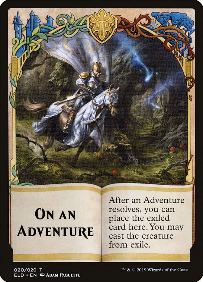 On an Adventure [Throne of Eldraine Tokens] | Arkham Games and Comics