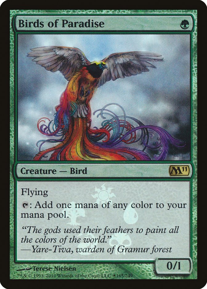 Birds of Paradise (Buy-A-Box) [Magic 2011 Promos] | Arkham Games and Comics