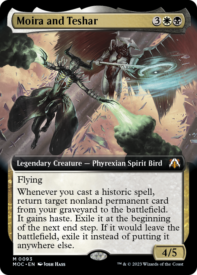 Moira and Teshar (Extended Art) [March of the Machine Commander] | Arkham Games and Comics