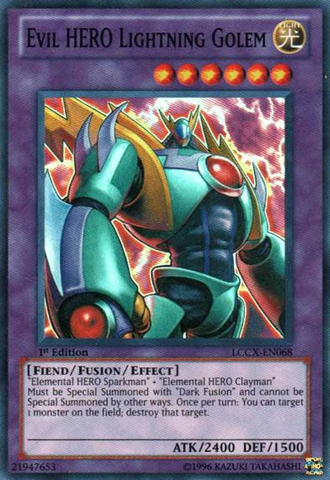 Evil HERO Lightning Golem [LCGX-EN068] Super Rare | Arkham Games and Comics