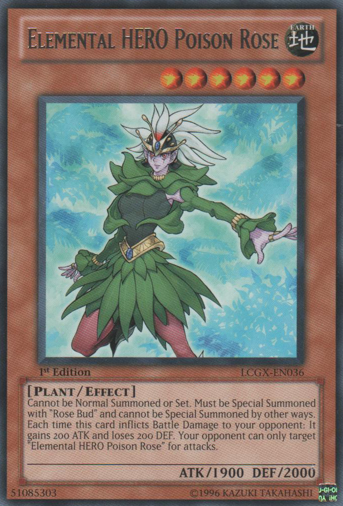 Elemental HERO Poison Rose [LCGX-EN036] Rare | Arkham Games and Comics