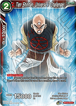 Tien Shinhan, Universe 7 Challenger (BT14-010) [Cross Spirits] | Arkham Games and Comics