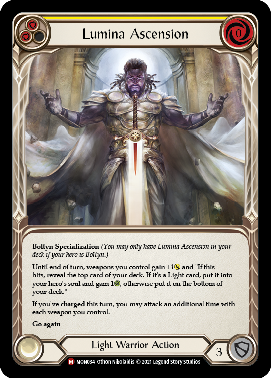 Lumina Ascension [MON034-RF] (Monarch)  1st Edition Rainbow Foil | Arkham Games and Comics