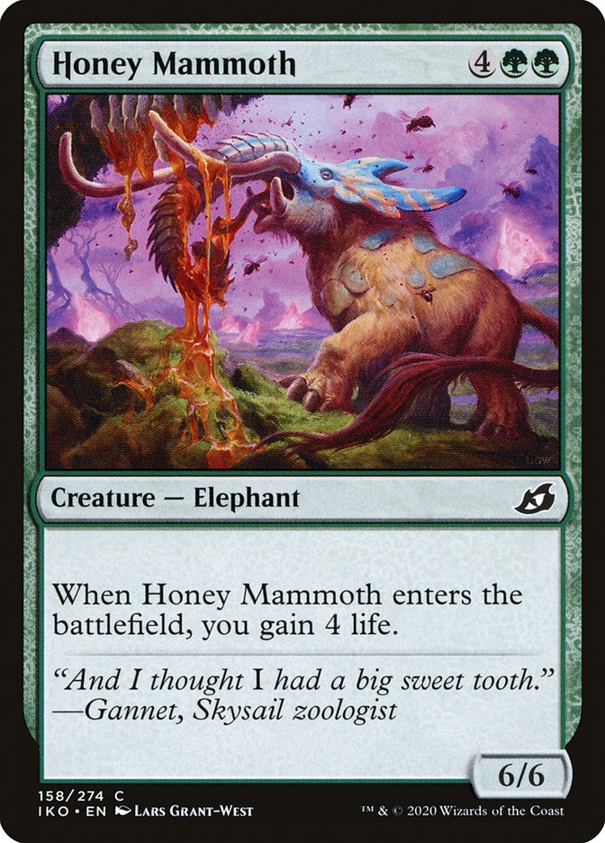 Honey Mammoth [Ikoria: Lair of Behemoths] | Arkham Games and Comics