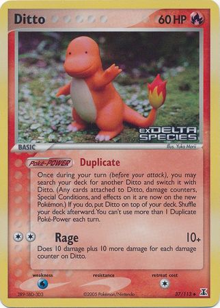 Ditto (37/113) (Stamped) [EX: Delta Species] | Arkham Games and Comics